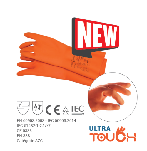 gants isolants 1000V arcs électriques 4kA